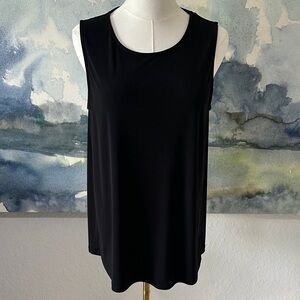 NWT Ellen Tracy M Black Sleeveless Women's Tank Top